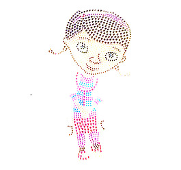燙鉆 人物 女孩 免費(fèi)素材