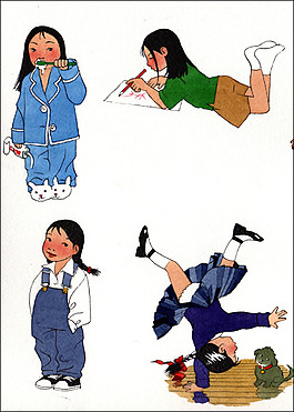 位圖 插畫師 Yan Nascimbene 法國 免費素材
