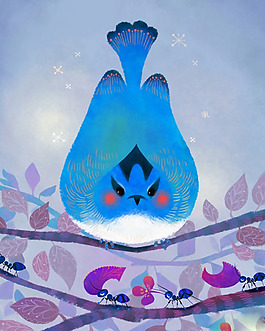 位圖 插畫 插畫師 動物插畫 鳥類 免費素材