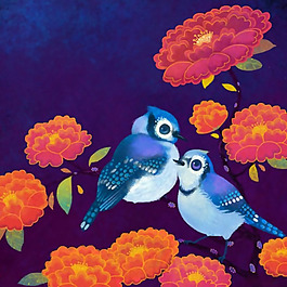 位圖 插畫 插畫師 動(dòng)物插畫 鳥類 免費(fèi)素材