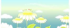 最新韓國春夏風(fēng)景矢量圖03