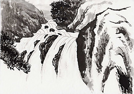位圖 藝術(shù)效果 水墨畫(huà) 中國(guó)風(fēng) 自然景色 免費(fèi)素材