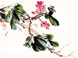 位圖 植物圖案 寫(xiě)意花卉 花朵 免費(fèi)素材