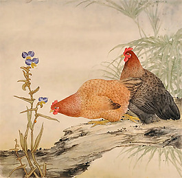 位圖 藝術(shù)效果 水彩 中國風(fēng) 動物 免費素材