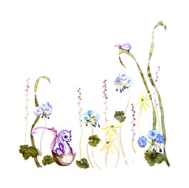 繡花 植物 花朵 免費(fèi)素材