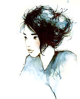 位圖 藝術(shù)效果 手繪 插畫 人物 免費(fèi)素材