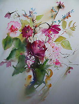 位图 植物图案 写意花卉 花朵 免费素材