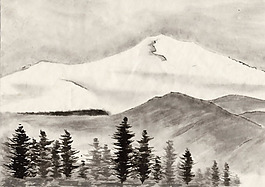位圖 藝術(shù)效果 水墨畫(huà) 中國(guó)風(fēng) 自然景色 免費(fèi)素材