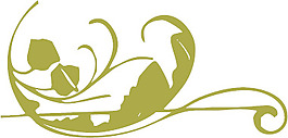 經(jīng)典植物花紋矢量圖001