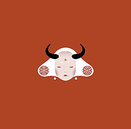 位图 人物 脸 中国风 色彩 免费素材
