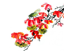 位圖 寫(xiě)意花卉 藝術(shù)效果 手繪 免費(fèi)素材