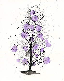 位圖 寫(xiě)意花卉 藝術(shù)效果 手繪 水彩 免費(fèi)素材