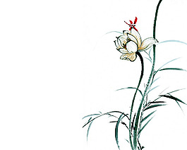 位圖 植物圖案 寫意花卉 花朵 免費(fèi)素材