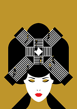 位圖 插畫師 malikafavre 法國 人物 免費素材