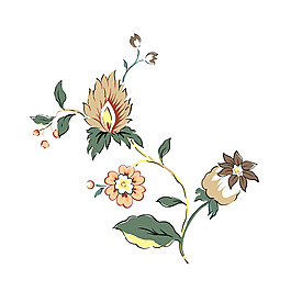 位圖 PSD 寫意花卉 高清 免費素材