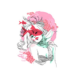位圖 插畫(huà) 插畫(huà)師 Marguerite Sauvage 免費(fèi)素材