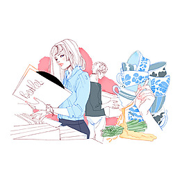 位圖 插畫(huà) 插畫(huà)師 Marguerite Sauvage 免費(fèi)素材