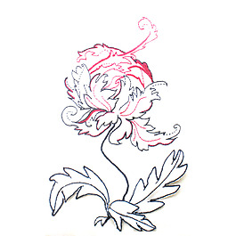 繡花 植物 花朵 免費素材