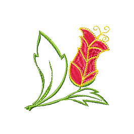 繡花 植物 花朵 免費素材