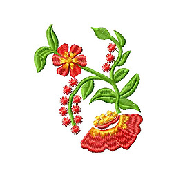 繡花 植物 花朵 免費(fèi)素材