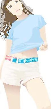 運動美女韓國AI矢量圖246