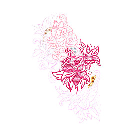 繡花 植物 花朵 免費(fèi)素材