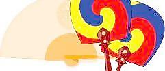 韓國傳統(tǒng)新年符號矢量圖10
