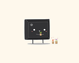 位图 可爱卡通 卡通静物 键盘 按键 免费素材