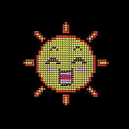 燙鉆 生活元素 太陽 免費素材