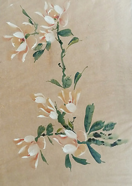 位圖 寫意花卉 植物 花朵 免費素材