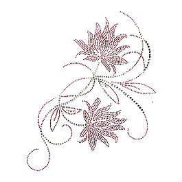 燙鉆 植物 花朵 免費素材
