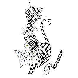 燙鉆 動(dòng)物 貓 生活元素 皇冠 免費(fèi)素材