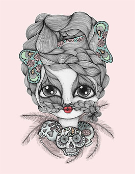 位圖 插畫 時(shí)尚插畫 人物插畫 插畫師 免費(fèi)素材