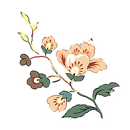位圖 PSD 寫意花卉 高清 免費(fèi)素材