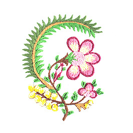 繡花 植物 花朵 免費(fèi)素材