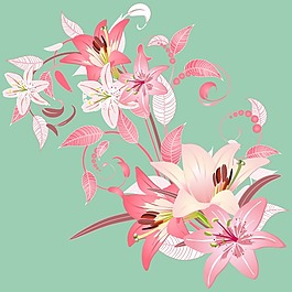 印花矢量圖 T恤圖案 植物 花朵 色彩 免費(fèi)素材