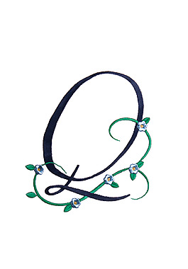 繡花 花紋 植物花紋 文字 免費(fèi)素材