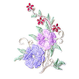 繡花 植物 花朵 免費素材