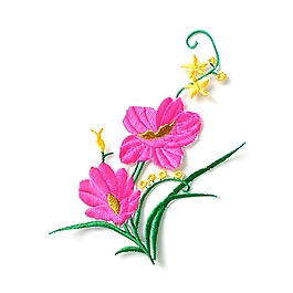 繡花 植物 花朵 免費素材