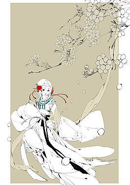 位圖 插畫 時(shí)尚插畫 人物插畫 藝術(shù)效果 免費(fèi)素材