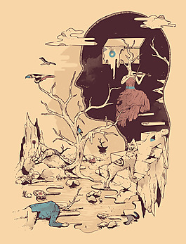 位圖 插畫 時(shí)尚插畫 插畫師 Norman 免費(fèi)素材