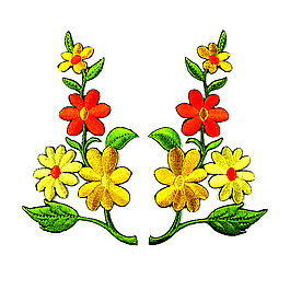 繡花 植物 花朵 免費素材