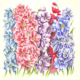 位圖 寫(xiě)意花卉 植物 花朵 免費(fèi)素材