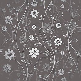 無(wú)縫花紋矢量圖