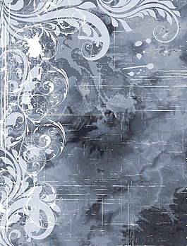 畫(huà)花卉背景矢量插畫(huà)
