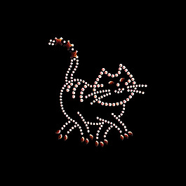 燙鉆 動物 貓 星形 免費素材