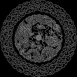 位图 插画 时尚插画 花纹 传统花纹 免费素材