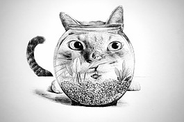 位圖 插畫 時尚插畫 動物插畫 藝術(shù)效果 免費素材