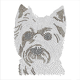 燙鉆 動物 狗 免費素材