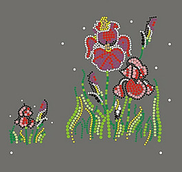 燙鉆 植物 花朵 動(dòng)物 昆蟲(chóng) 免費(fèi)素材